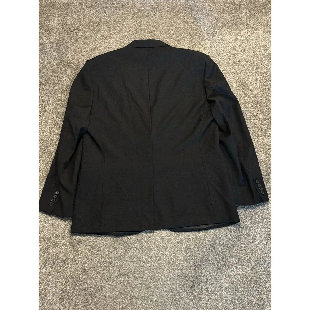 Ralph Lauren Polo Blazer Men’s 44R Black 100% Wool RN90736